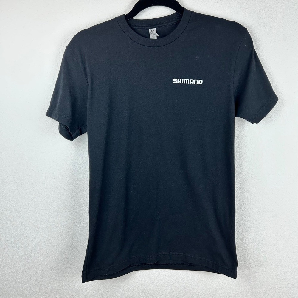 Shimano Trail Born T Shirt Men's Black Bicycle Mountain Bike Riding Tee - Picture 2 of 5